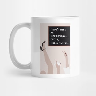 No quote, only coffee Mug